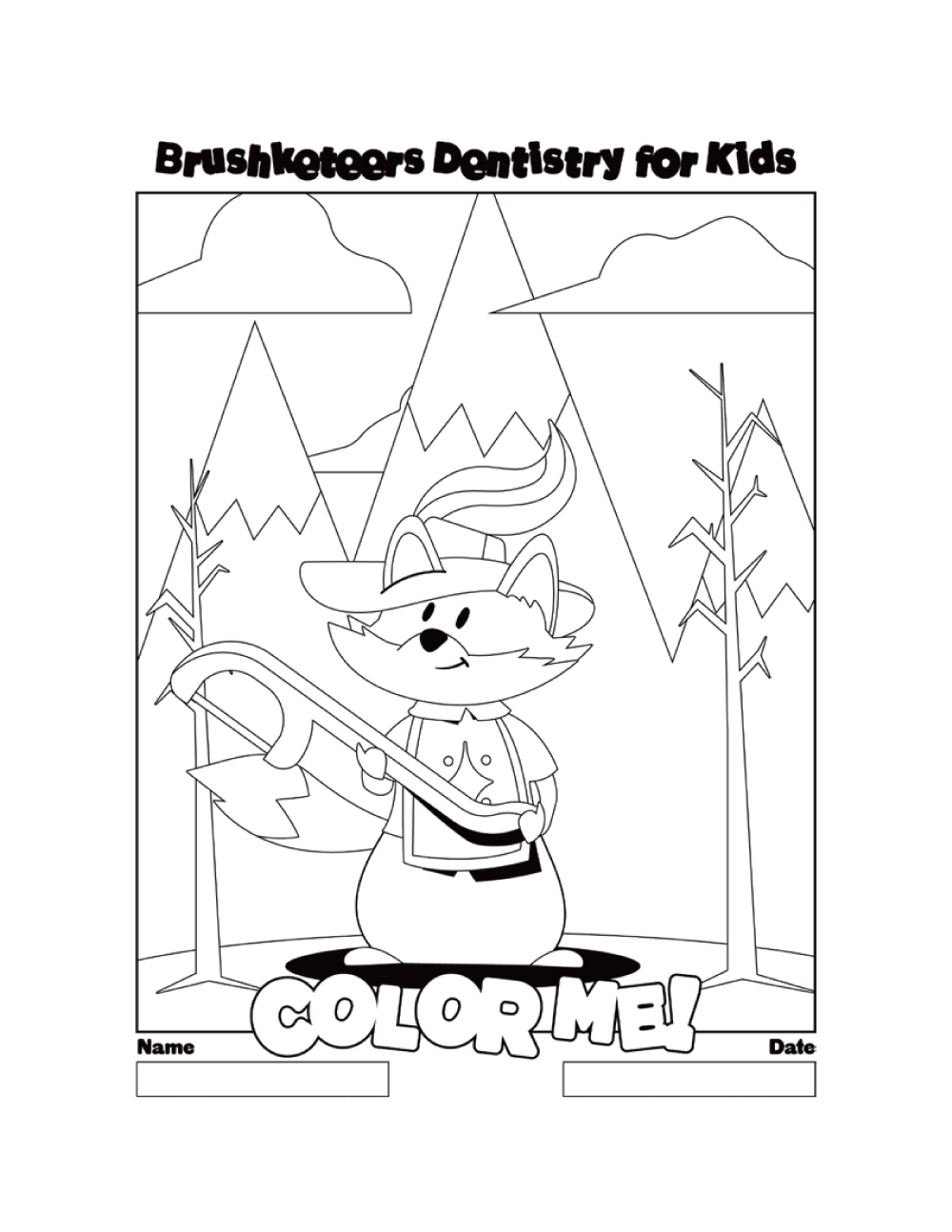 Color the Fox coloring page